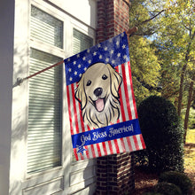Load image into Gallery viewer, Golden Retriever Flag Canvas House Size BB2135CHF