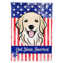 Load image into Gallery viewer, Golden Retriever Flag Canvas House Size BB2135CHF