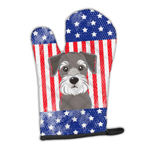 Load image into Gallery viewer, American Flag and Schnauzer Oven Mitt BB2136OVMT