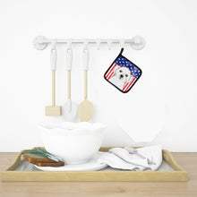 Load image into Gallery viewer, American Flag and Maltese Pot Holders - Set of 2 - Heat-Resistant Kitchen Essentials BB2138PTHD