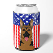 Load image into Gallery viewer, American Flag and German Shepherd Can or Bottle Hugger BB2141CC