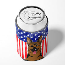 Load image into Gallery viewer, American Flag and German Shepherd Can or Bottle Hugger BB2141CC