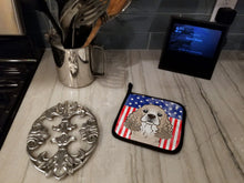 Load image into Gallery viewer, American Flag and Cocker Spaniel Pot Holders - Set of 2 - Heat-Resistant Kitchen Essentials BB2146PTHD