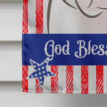 Load image into Gallery viewer, White English Bulldog  Flag Canvas House Size BB2150CHF