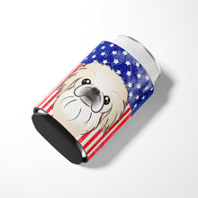 Load image into Gallery viewer, American Flag and Pekingese Can or Bottle Hugger BB2151CC