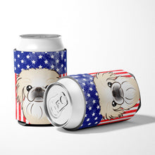 Load image into Gallery viewer, American Flag and Pekingese Can or Bottle Hugger BB2151CC