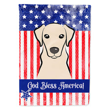 Load image into Gallery viewer, Yellow Labrador Flag Canvas House Size BB2152CHF