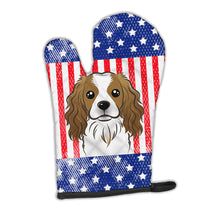 Load image into Gallery viewer, American Flag and Cavalier Spaniel Oven Mitt BB2154OVMT