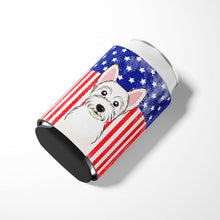 Load image into Gallery viewer, American Flag and Westie Can or Bottle Hugger BB2156CC