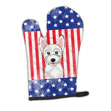 Load image into Gallery viewer, American Flag and Westie Oven Mitt BB2156OVMT
