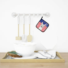 Load image into Gallery viewer, American Flag and Westie Pot Holders - Set of 2 - Heat-Resistant Kitchen Essentials BB2156PTHD