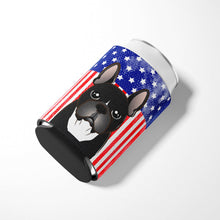 Load image into Gallery viewer, American Flag and French Bulldog Can or Bottle Hugger BB2157CC
