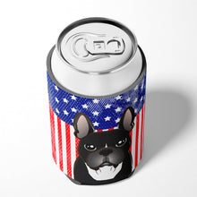 Load image into Gallery viewer, American Flag and French Bulldog Can or Bottle Hugger BB2157CC