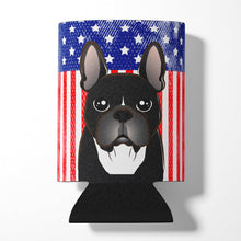 Load image into Gallery viewer, American Flag and French Bulldog Can or Bottle Hugger BB2157CC