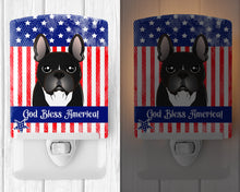 Load image into Gallery viewer, American Flag and French Bulldog Ceramic Night Light BB2157CNL