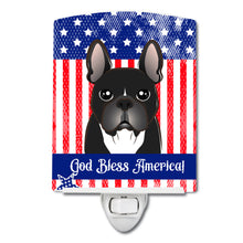 Load image into Gallery viewer, American Flag and French Bulldog Ceramic Night Light BB2157CNL