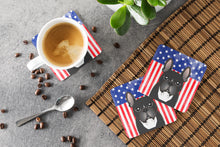 Load image into Gallery viewer, American Flag and French Bulldog Foam Coaster