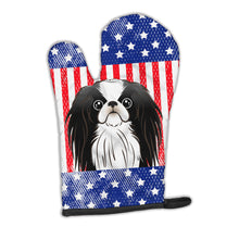 Load image into Gallery viewer, American Flag and Japanese Chin Oven Mitt BB2160OVMT