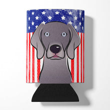 Load image into Gallery viewer, American Flag and Weimaraner Can or Bottle Hugger BB2161CC