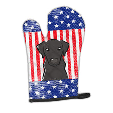Load image into Gallery viewer, American Flag and Black Labrador Oven Mitt BB2165OVMT