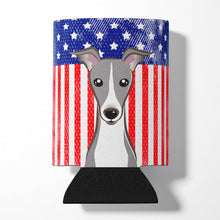 Load image into Gallery viewer, American Flag and Italian Greyhound Can or Bottle Hugger BB2166CC