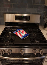 Load image into Gallery viewer, American Flag and Italian Greyhound Oven Mitt BB2166OVMT