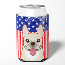 Load image into Gallery viewer, American Flag and French Bulldog Can or Bottle Hugger BB2168CC