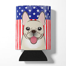 Load image into Gallery viewer, American Flag and French Bulldog Can or Bottle Hugger BB2168CC