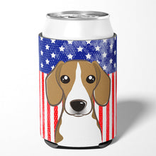 Load image into Gallery viewer, American Flag and Beagle Can or Bottle Hugger BB2169CC