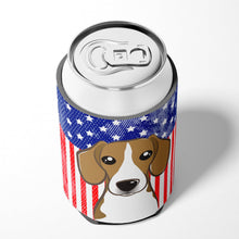 Load image into Gallery viewer, American Flag and Beagle Can or Bottle Hugger BB2169CC