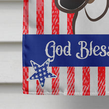 Load image into Gallery viewer, God Bless American Flag with Basset Hound Flag Canvas House Size BB2173CHF