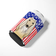 Load image into Gallery viewer, American Flag and Afghan Hound Can or Bottle Hugger BB2174CC