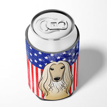 Load image into Gallery viewer, American Flag and Afghan Hound Can or Bottle Hugger BB2174CC