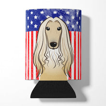 Load image into Gallery viewer, American Flag and Afghan Hound Can or Bottle Hugger BB2174CC