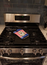 Load image into Gallery viewer, American Flag and Afghan Hound Oven Mitt BB2174OVMT