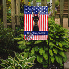 Load image into Gallery viewer, God Bless American Flag with Doberman Garden Flag – Decorative Outdoor Yard Flag BB2175GF