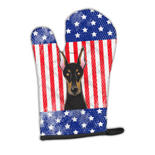 Load image into Gallery viewer, American Flag and Doberman Oven Mitt BB2175OVMT