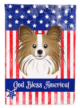 Load image into Gallery viewer, God Bless American Flag with Papillon Garden Flag – Decorative Outdoor Yard Flag BB2178GF