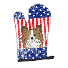 Load image into Gallery viewer, American Flag and Papillon Oven Mitt BB2178OVMT