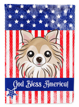 Load image into Gallery viewer, God Bless American Flag with Chihuahua Garden Flag – Decorative Outdoor Yard Flag BB2181GF