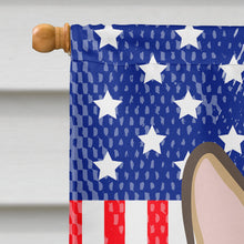 Load image into Gallery viewer, God Bless American Flag with Sable Corgi Flag Canvas House Size BB2183CHF
