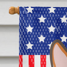 Load image into Gallery viewer, God Bless American Flag with Red Corgi Flag Canvas House Size BB2184CHF
