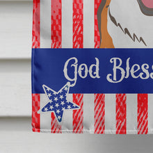 Load image into Gallery viewer, God Bless American Flag with Red Corgi Flag Canvas House Size BB2184CHF