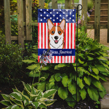 Load image into Gallery viewer, God Bless American Flag with Red Corgi Garden Flag – Decorative Outdoor Yard Flag BB2184GF