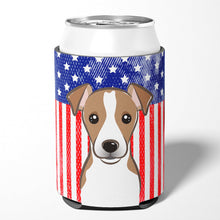Load image into Gallery viewer, American Flag and Jack Russell Terrier Can or Bottle Hugger BB2190CC