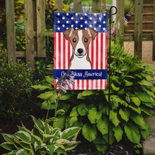 Load image into Gallery viewer, God Bless American Flag with Jack Russell Terrier Garden Flag – Decorative Outdoor Yard Flag BB2190GF