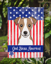 Load image into Gallery viewer, God Bless American Flag with Jack Russell Terrier Garden Flag – Decorative Outdoor Yard Flag BB2190GF