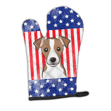 Load image into Gallery viewer, American Flag and Jack Russell Terrier Oven Mitt BB2190OVMT
