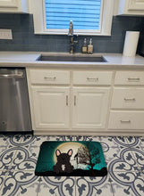 Load image into Gallery viewer, Halloween Scary French Bulldog Brindle Machine Washable Memory Foam Mat BB2199RUG