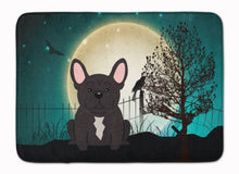 Load image into Gallery viewer, Halloween Scary French Bulldog Brindle Machine Washable Memory Foam Mat BB2199RUG